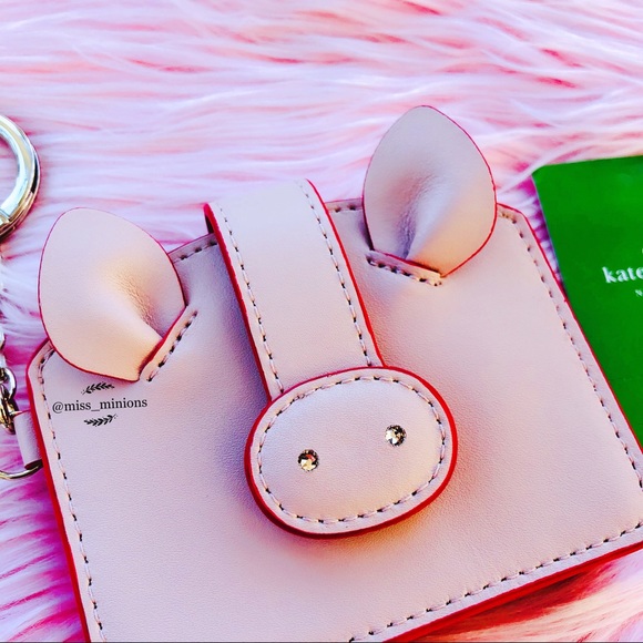 🐷Kate Spade Year of the Pig Card Case Keychain🐷 - Picture 3 of 8
